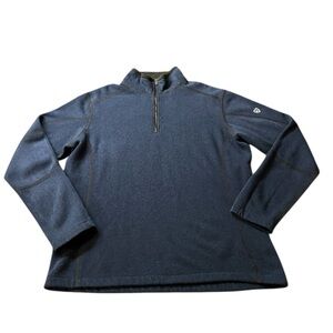 Kuhl Men's Blue Lightweight 1/4 Zip Size Large
